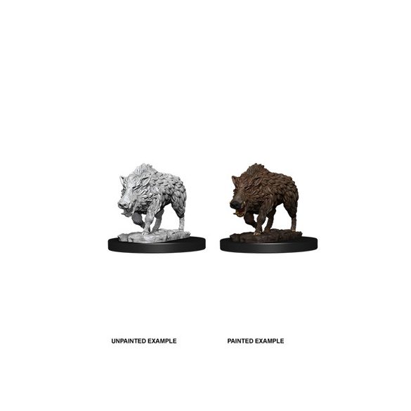 Wizkids Deep Cuts Unpainted Miniatures: Wild Boar - EN-WZK73554