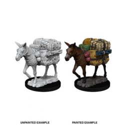 WizKids Deep Cuts Unpainted Miniatures - Pack Mule-WZK73552