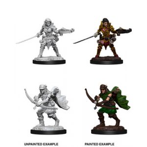 Pathfinder Battles Deep Cuts Unpainted Miniatures - Female Half-Elf Ranger-WZK73545