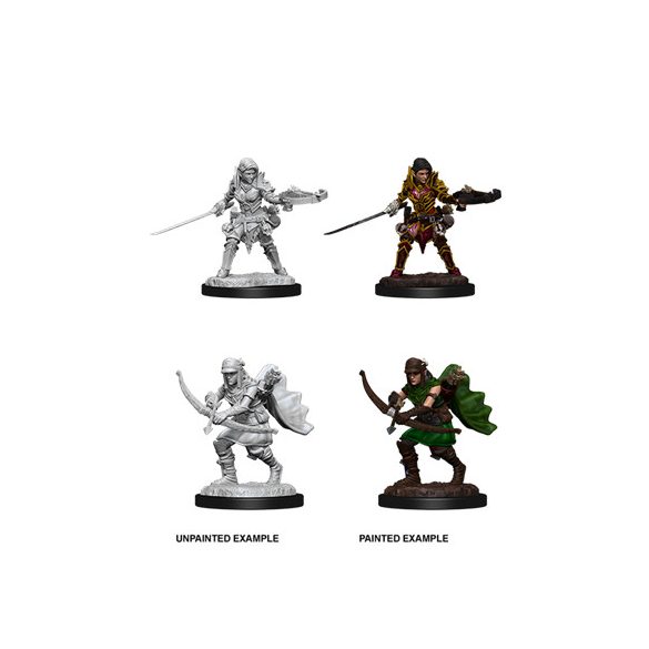 Pathfinder Battles Deep Cuts Unpainted Miniatures - Female Half-Elf Ranger-WZK73545