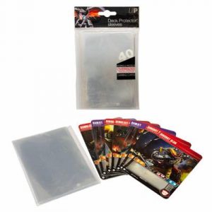 UP - Oversized Clear Top Loading Deck Protector Sleeves (40 Sleeves)-85787