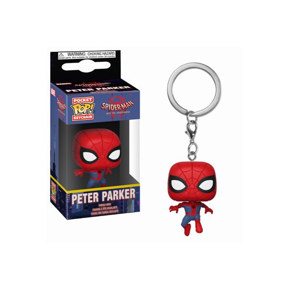 Funko POP! Keychain Animated Spider-Man - Peter Parker Vinyl Figure 4cm-FK34446