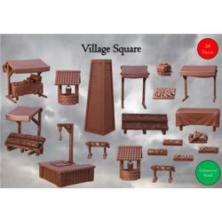 Terrain Crate - Village Square-MGTC130-10