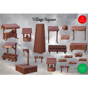 Terrain Crate - Village Square-MGTC130-10