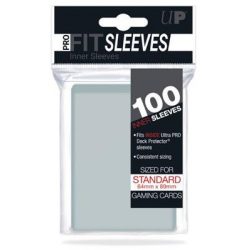 UP - Standard Sleeves - Pro-Fit Card Clear (100 Sleeves)-82712