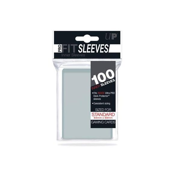 UP - Standard Sleeves - Pro-Fit Card Clear (100 Sleeves)-82712