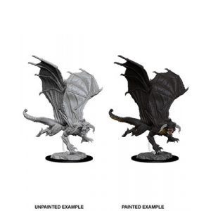 D&D Nolzur's Marvelous Miniatures - Young Black Dragon-WZK73682