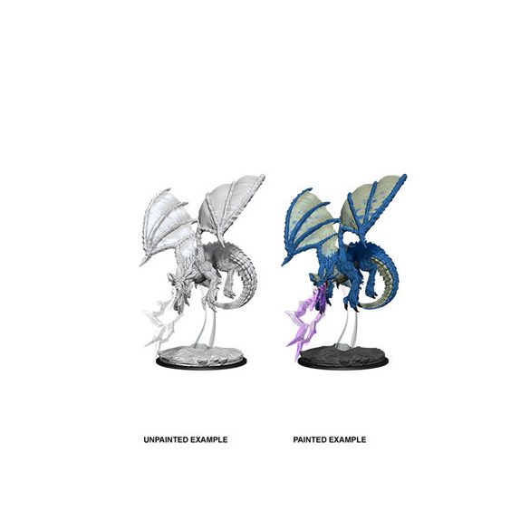 D&D Nolzur's Marvelous Miniatures - Young Blue Dragon-WZK73683