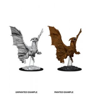 D&D Nolzur's Marvelous Miniatures - Young Copper Dragon-WZK73685