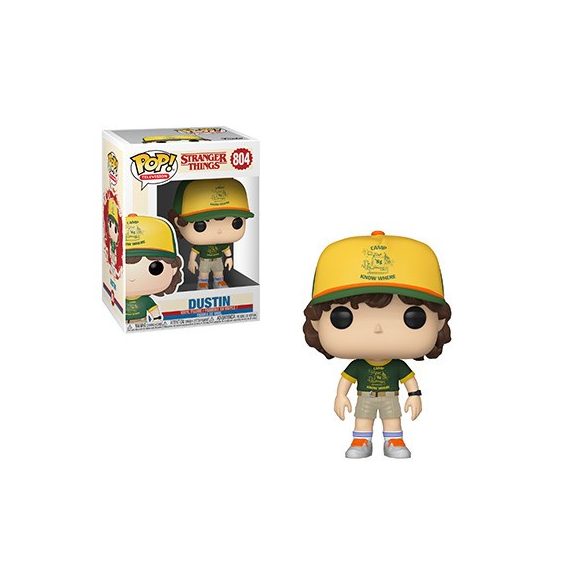 Funko POP! Stranger Things - Dustin (At Camp) Vinyl Figure 10cm-FK38532