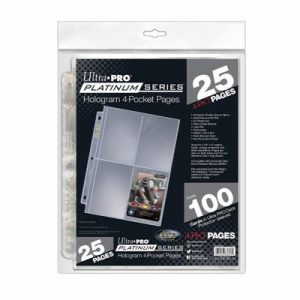 UP - Platinum Series 4-Pocket Pages (25 Pages)-83658