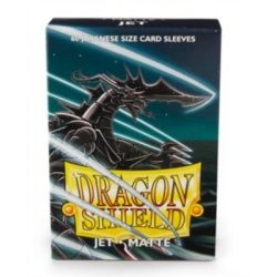 Dragon Shield Small Sleeves - Japanese Matte Jet (60 Sleeves)-AT-11124