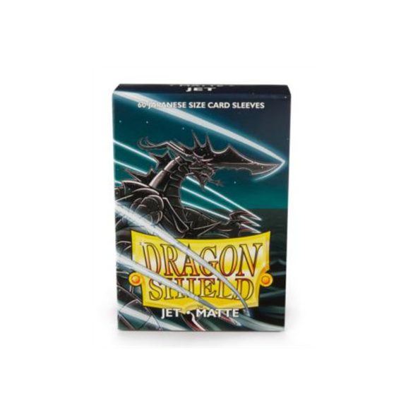 Dragon Shield Small Sleeves - Japanese Matte Jet (60 Sleeves)-AT-11124