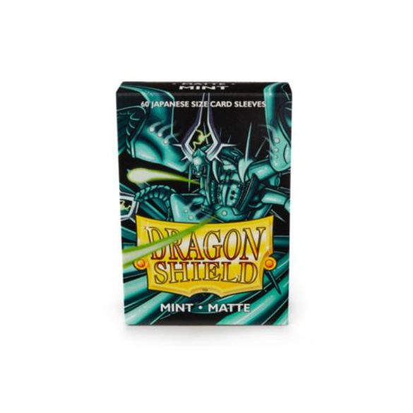 Dragon Shield Small Sleeves - Japanese Matte Mint (60 Sleeves)-AT-11125