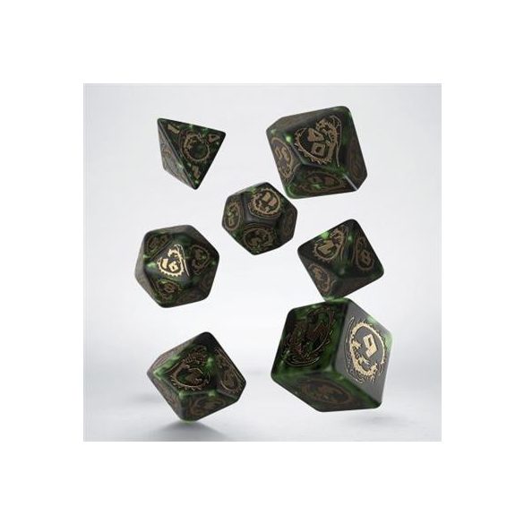 Dragons Dice Set: Nephrite-SDRA06