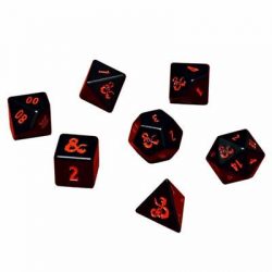UP - Heavy Metal 7 RPG Set Dice for Dungeons & Dragons-86854