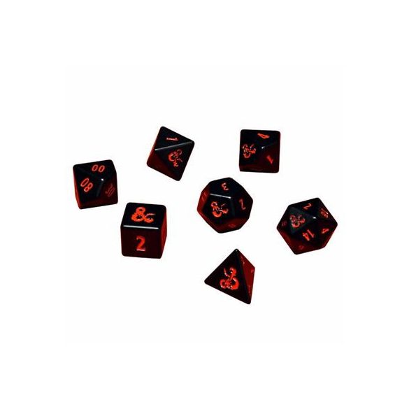 UP - Heavy Metal 7 RPG Set Dice for Dungeons & Dragons-86854