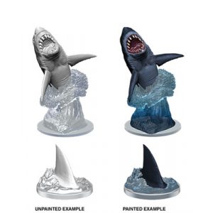 WizKids Deep Cuts Unpainted Miniatures - Shark-WZK73729