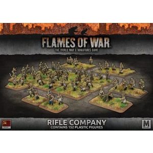 Flames of War: Soviet Rifle Company - 152 plastic figures-SBX50