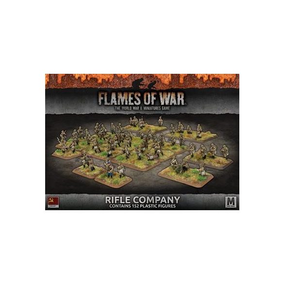 Flames of War: Soviet Rifle Company - 152 plastic figures-SBX50