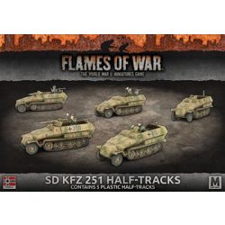 Flames of War: Sd Kfz 251/C Transport (Plastic)-GBX124