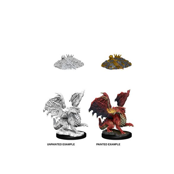 D&D Nolzur's Marvelous Miniatures - Red Dragon Wyrmling-WZK73851