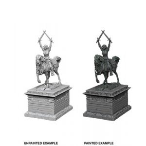 WizKids Deep Cuts Unpainted Miniatures - Heroic Statue-WZK90210