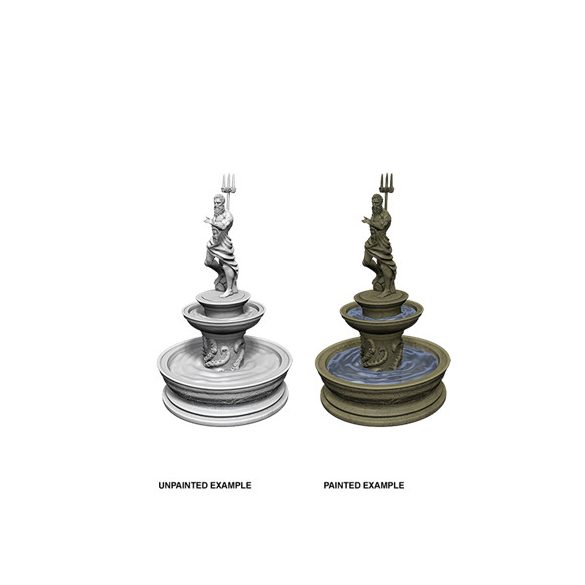 WizKids Deep Cuts Unpainted Miniatures - Fountain-WZK73865