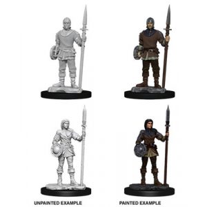 WizKids Deep Cuts Unpainted Miniatures - Guards-WZK73870