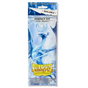 Dragon Shield Standard Perfect Fit Sealable Sleeves - Clear (100 Sleeves)-AT-13201