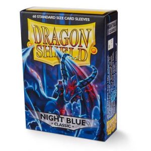 Dragon Shield Standard Sleeves - Night Blue Xao (60 Sleeves)-AT-10742