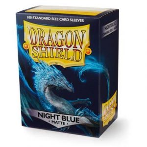 Dragon Shield Standard Matte Sleeves - Night Blue (100 Sleeves)-AT-11042