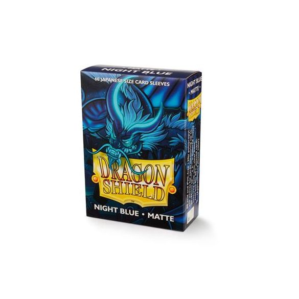 Dragon Shield Japanese Art Matte Sleeves - Night Blue Delphion (60 Sleeves)-AT-11142