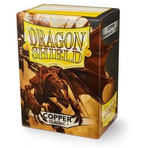 Dragon Shield Standard Sleeves - Copper 'Fiddlestix' (100 Sleeves)-AT-10016