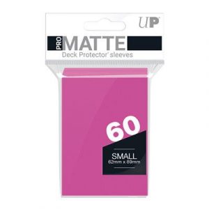 UP - Small Sleeves - Pro-Matte - Bright Pink (60 Sleeves)-84148