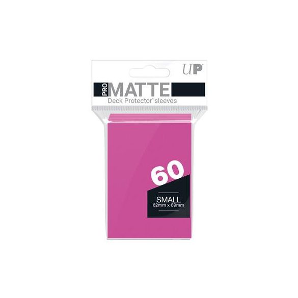 UP - Small Sleeves - Pro-Matte - Bright Pink (60 Sleeves)-84148