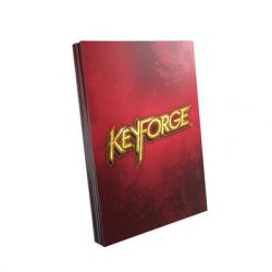 Gamegenic KeyForge Logo Sleeves - Red (40 Sleeves)-GGS10004ML