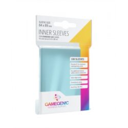 Gamegenic - Inner Sleeves - Clear (100 Sleeves)-GGS10013ML