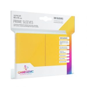 Gamegenic - Prime Sleeves Yellow (100 Sleeves)-GGS10020ML