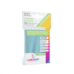 Gamegenic - PRIME Standard American-Sized Sleeves 59 x 91 mm - Clear (50 Sleeves)-GGS10051ML