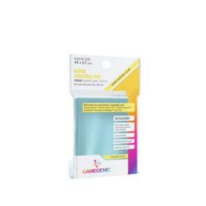 Gamegenic - PRIME Mini American-Sized Sleeves 44 x 67 mm - Clear (50 Sleeves)-GGS10052ML