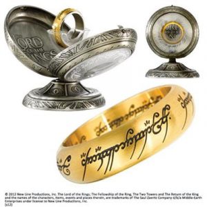The Lord of the Rings One Ring Stainless Steel - Gold colour-NN1315US09
