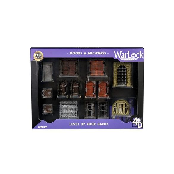 WarLock Dungeon Tiles: Doors & Archways-WZK16503