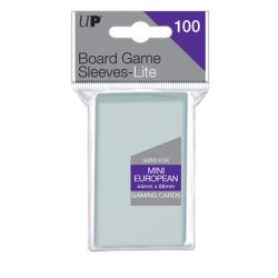 UP - Lite Mini European Board Game Sleeves 44mm x 68mm (100 Sleeves)-85941