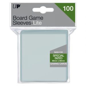 UP - Lite Board Game Sleeves 69mm x 69mm (100 Sleeves)-85946