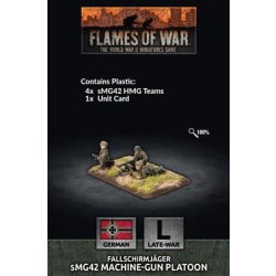 Flames Of War - Fallschirmjager HMG Platoon (x4 Plastic)-GE770