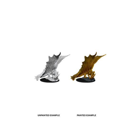 D&D Nolzur's Marvelous Miniatures - Young Gold Dragon-WZK90034