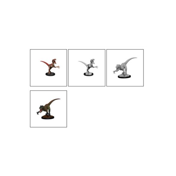 WizKids Deep Cuts Unpainted Miniatures - Raptors-WZK90047