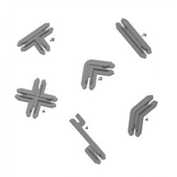 Battle Systems - Plastic Terrain Clips - Grey (2023)-BSTXX019