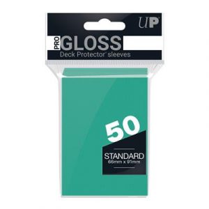 UP - Standard Sleeves - Aqua (50 Sleeves)-15259